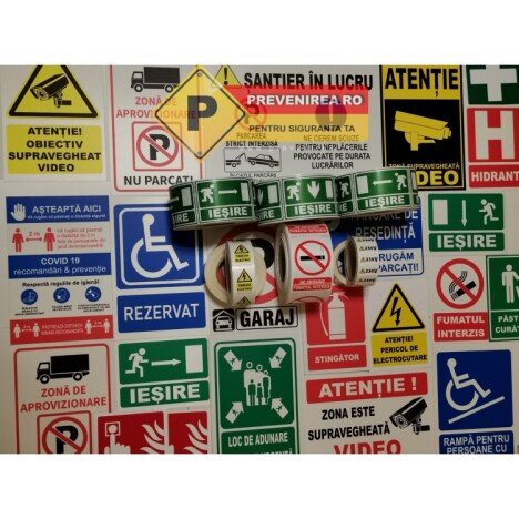 Etichete de urgenta pentru persoana cu handicap